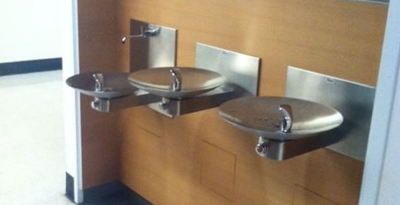 Filtrine High/High/Low Drinking Fountains at NYU