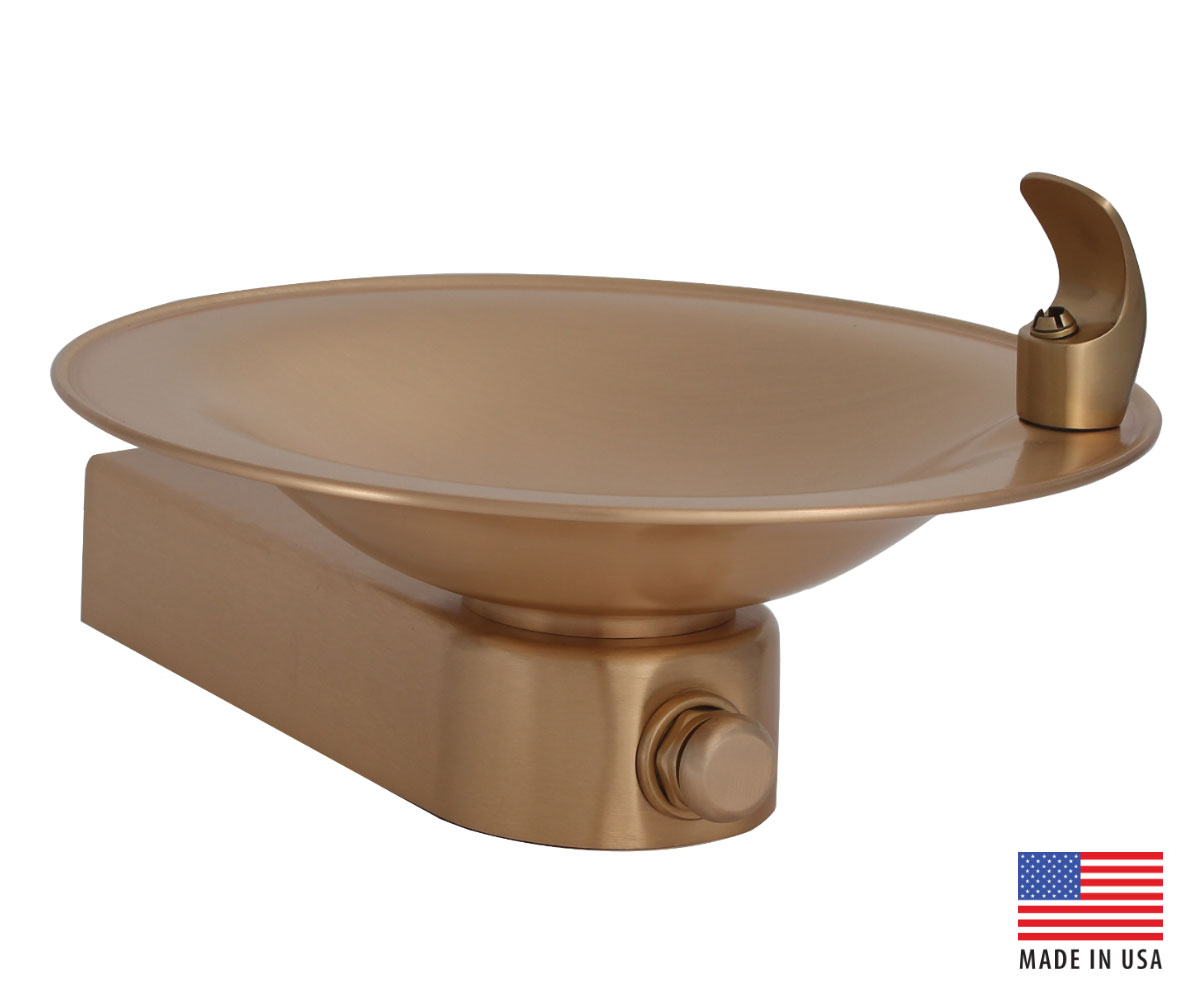 Filtrine Model 107-14 Drinking Fountain satin bronze