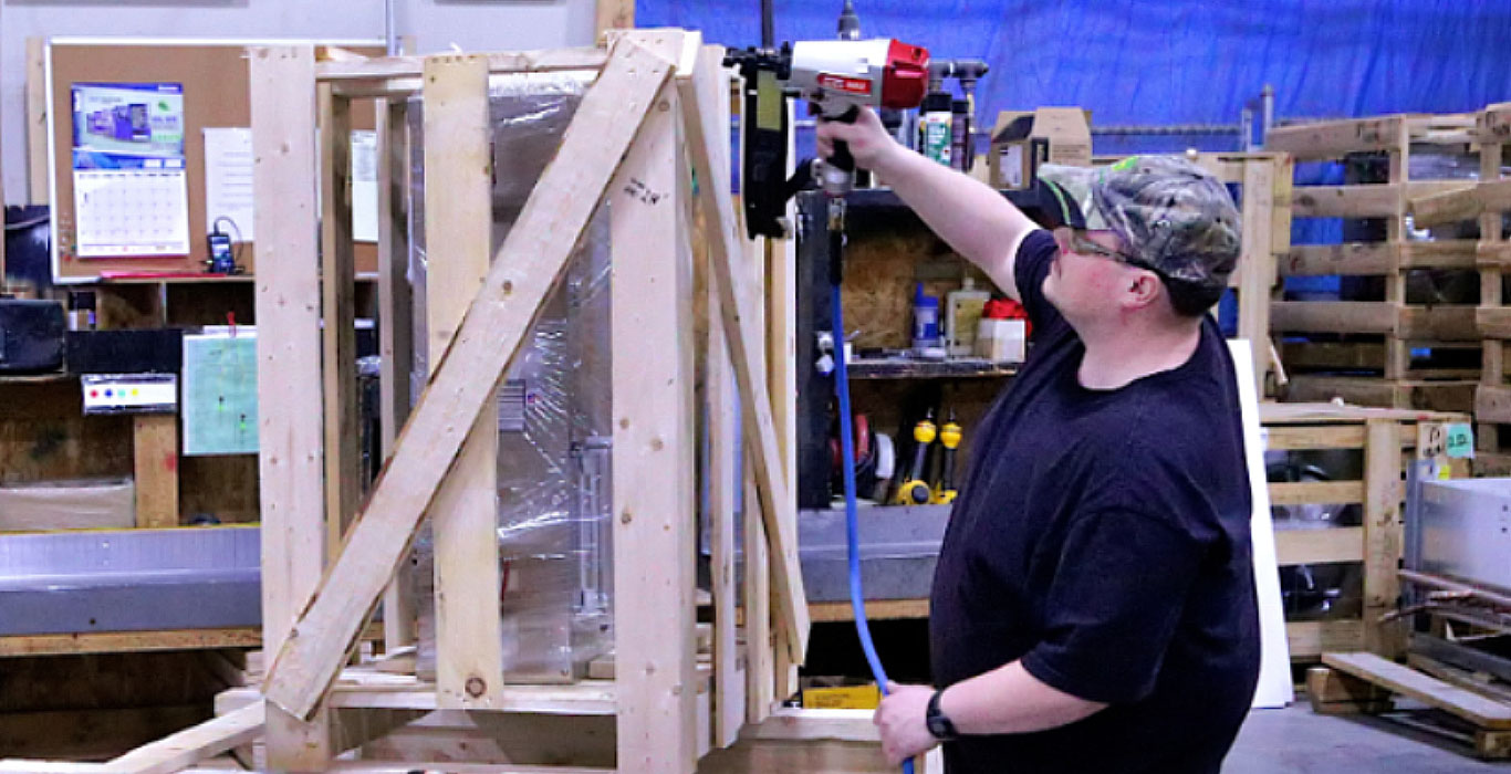 Filtrine Shipping Tech Building a Crate